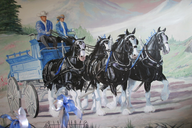 Painting at Lone PIne School
