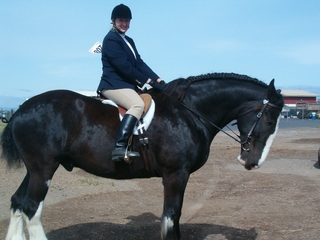 Alisha & Black Jack at the Oregon Gold 2008